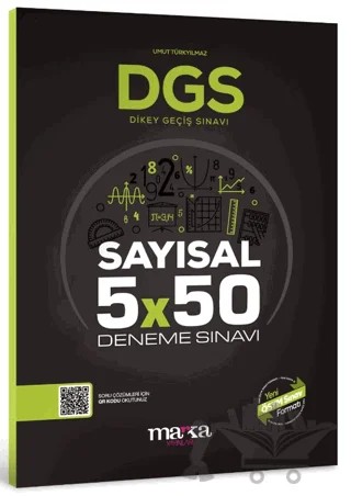 2025 DGS Sayısal 5x50 Deneme Sınavı Tamamı PDF Çözümlü Açıklanan Yeni Müfredat – Kolektif – Marka Yayınları kitap kapağı