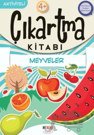 Meyveler - Aktiviteli Çıkartma Kitabı – Kolektif – Bookalemun Yayınevi kitap kapağı