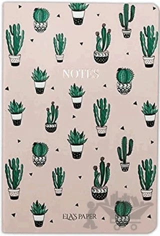 Kaktüs Pembe - Defter – Kolektif – Elaspaper kitap kapağı