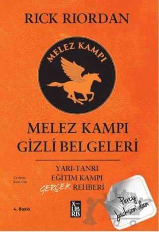 Percy Jackson - Melez Kampı Gizli Belgeleri – Rick Riordan – XLIBRIS kitap kapağı