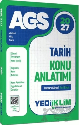 2027 MEB AGS Tarih Konu Anlatımı – Kolektif – Yediiklim Yayınları kitap kapağı