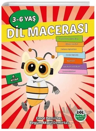 3-6 Yaş Dil Macerası – Emre Demirtaş, Begüm Akgül Demirtaş – Dahi Olacak Çocuk Yayınları kitap kapağı