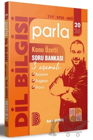 TYT - KPSS - MSÜ Parla Dil Bilgisi Konu Özetli Soru Bankası – Kadir Gümüş – Benim Hocam Yayınları kitap kapağı
