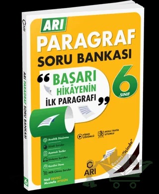 6. Sınıf Arı Paragraf Soru Bankası – Mustafa Aygün, Nail Deveci – Arı Yayıncılık kitap kapağı