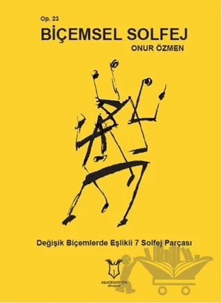 Biçemsel Solfej – Onur Özmen – Akademisyen Kitabevi kitap kapağı