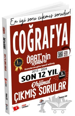 2025 ÖABT Coğrafya Öğretmenliği Çıkmış Sorular Son 12 Yıl Çözümlü – Mehmet Zor – Dizgi Kitap kitap kapağı