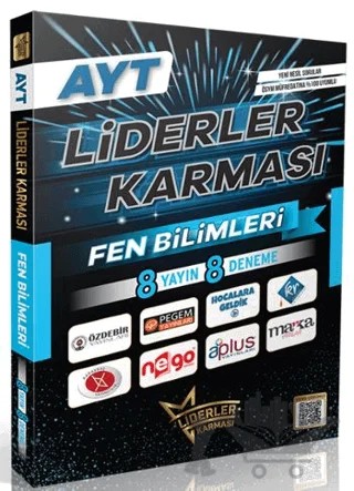 AYT Fen Bilimleri Denemeleri – Kollektif – Liderler Karması Yayınları kitap kapağı