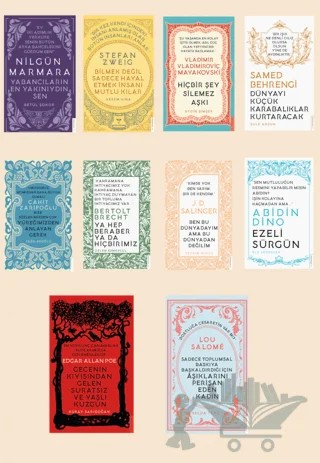 Şair ve Edebiyatçılar Seti – Kolektif – Destek Yayınları kitap kapağı