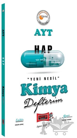 Hap AYT Kimya Defterim – Sevtap Hemek – Yargı Yayınevi kitap kapağı