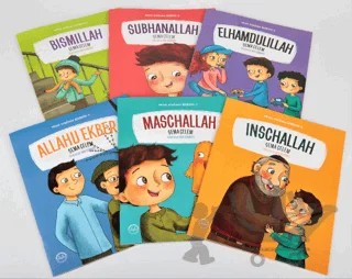 Meine Schönen Begriffe 6 Buchen (Benim Güzel Kelimelerim 6 Kitap) Almanca – Sema Çelem – Diyanet İşleri Başkanlığı kitap kapağı