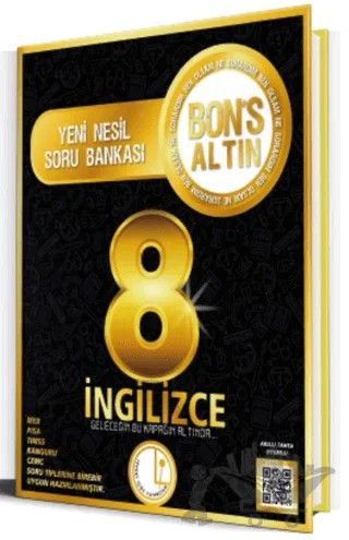 Levent İçöz 8. Sınıf İngilizce Bons Altın Soru Bankası – Kolektif – Bons Yayınları kitap kapağı