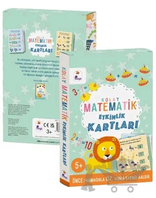 Kolay Matematik Etkinlik Kartları – Kolektif – İndigo Çocuk kitap kapağı