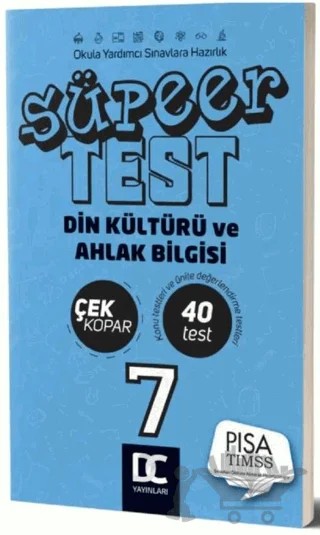7. Sınıf Din Kültürü ve Ahlak Bilgisi Süper Test Çek Kopar – Kolektif – Doğru Cevap Yayınları kitap kapağı