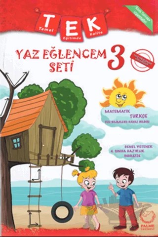 3. Sınıf Tek Yaz Eğlencem Seti – Kolektif – Palme Yayınları kitap kapağı