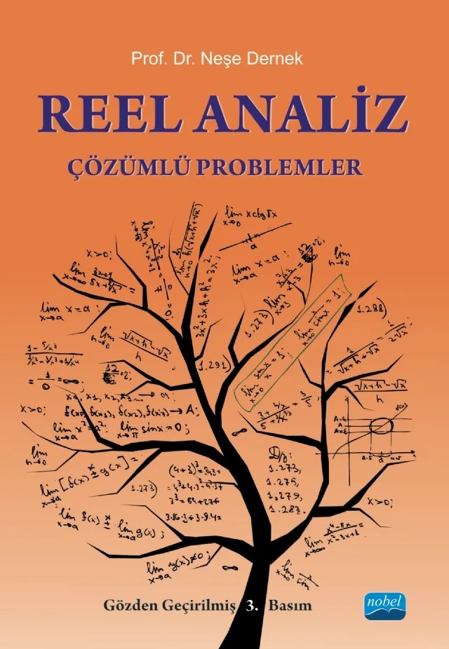 Reel Analiz Çözümlü Problemler – Neşe Dernek – Nobel Akademik Yayıncılık kitap kapağı