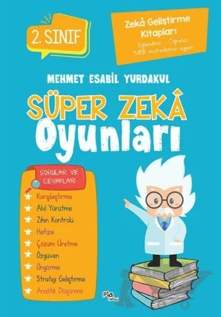 2. Sınıf Süper Zeka Oyunları – Kolektif – Pia Çocuk Yayınları kitap kapağı