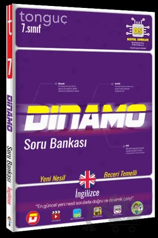 7. Sınıf Dinamo İngilizce Soru Bankası – Kolektif – Tonguç Akademi kitap kapağı