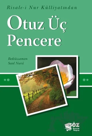Otuz Üç Pencere (Mini Boy) – Bediüzzaman Said-i Nursi – Söz Basım Yayın kitap kapağı