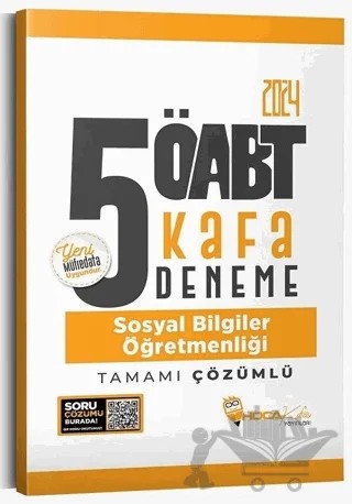 2024 ÖABT Sosyal Bilgiler Öğretmenliği 5 Kafa Deneme Çözümlü – Kolektif – Hoca Kafası Yayınları kitap kapağı