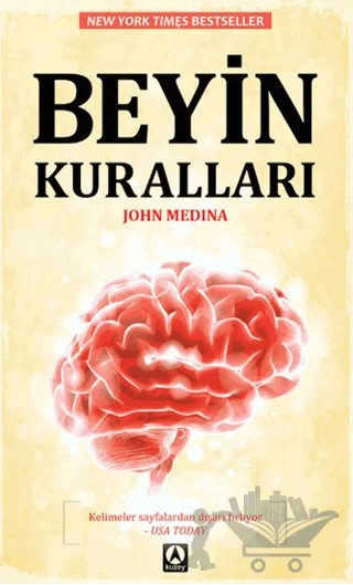 Beyin Kuralları – John Medina – Kuzey Yayınları kitap kapağı