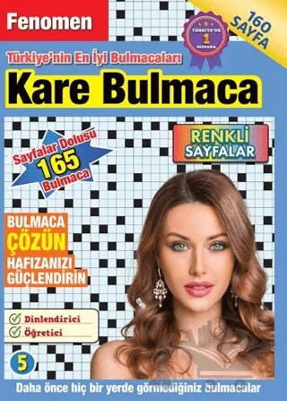 Fenomen Kare Bulmaca 5 – Bertan Kodamanoğlu – Maxi Yayıncılık kitap kapağı