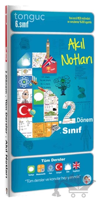 6. Sınıf 2. Dönem Tüm Dersler Akıl Notları – Kolektif – Tonguç Akademi kitap kapağı