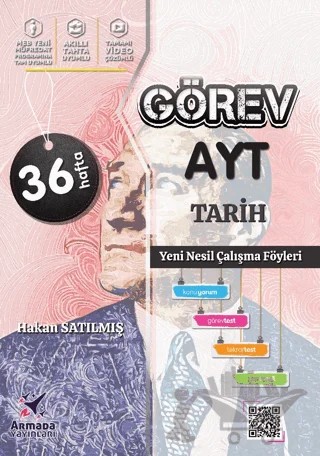 Armada Görev AYT Tarih Yeni Nesil Çalışma Föyleri – Hakan Satılmış – Armada Yayınları kitap kapağı