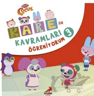 Kare İle Kavramları Öğreniyorum 3 – Kolektif – Erdem Çocuk kitap kapağı
