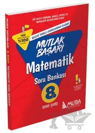 8. Sınıf Mutlak Başarı Matematik Soru Bankası – Kolektif – Muba Yayınları kitap kapağı