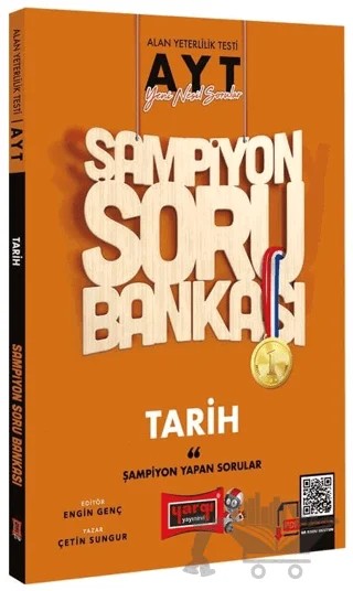 2022 AYT Şampiyon Tarih Soru Bankası – Çetin Sungur – Yargı Yayınevi kitap kapağı