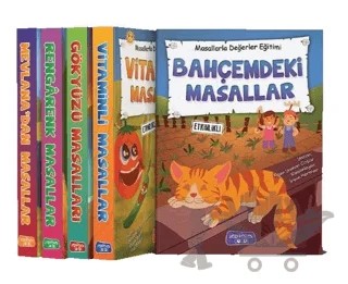 Masallarla Değerler Eğitimi (5 Kitap Set) – Bilgenur Çorlu, Figen Yaman Çoşar, Şebnem Güler Karacan – Yediveren Çocuk kitap kapağı