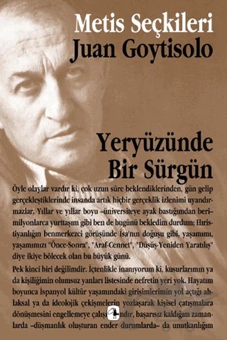 Yeryüzünde Bir Sürgün – Juan Goytisolo – Metis Yayınları kitap kapağı
