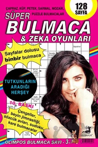 Süper Bulmaca ve Zeka Oyunları 3 – Kolektif – Olimpos Yayınları kitap kapağı
