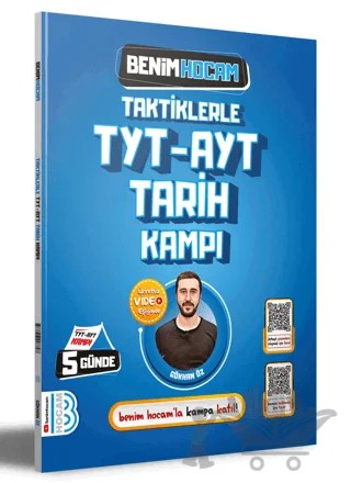 2025 Taktiklerle TYT-AYT Tarih Kampı – Gökhan Öz – Benim Hocam Yayınları kitap kapağı