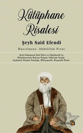 Kütüphane Risalesi – Şeyh Said Efendi – Avesta Yayınları kitap kapağı