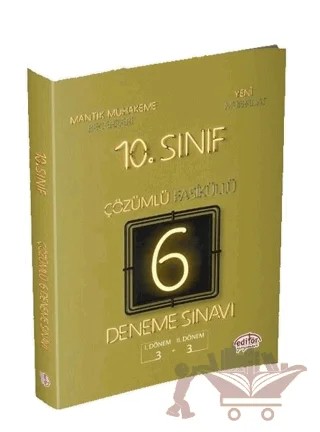 10. Sınıf Çözümlü 6 Fasikül Deneme Sınavı – Kolektif – Editör Yayınevi kitap kapağı