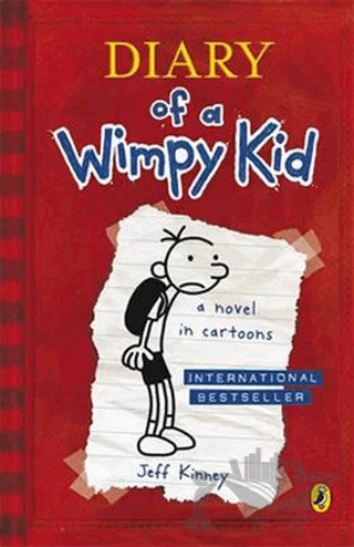 Diary of a Wimpy Kid – Jeff Kinney – Puffin Books kitap kapağı