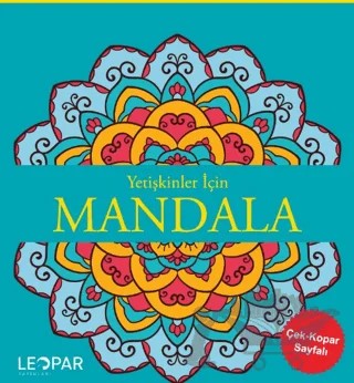 Yetişkinler İçin Mandala-Mavi – Emre Aslan – Leopar Yayınları kitap kapağı