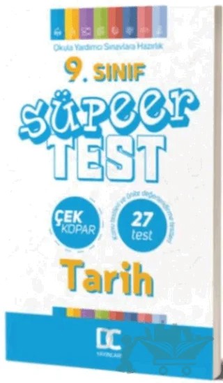 9. Sınıf Tarih Süper Test Çek Kopar – Kolektif – Doğru Cevap Yayınları kitap kapağı