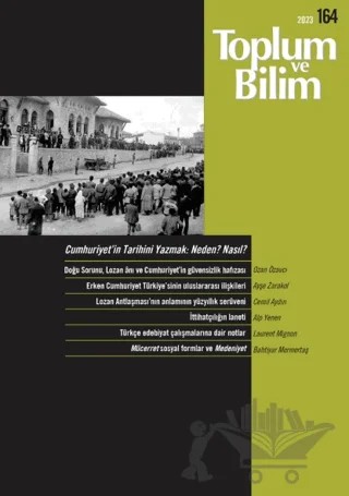 Toplum ve Bilim Dergisi Sayı: 164 – İletişim Yayınevi kitap kapağı