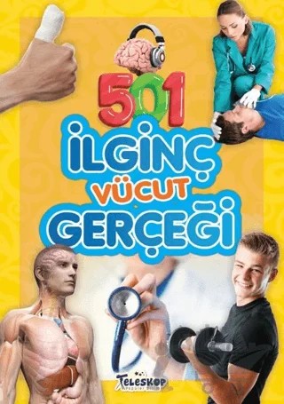 501 İlginç Vücut Gerçeği – Emre Erdoğan – Teleskop Popüler Bilim kitap kapağı