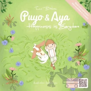 Mutluluk Her Yerde - Puyo ve Aya – Tuçe Bakan – Puyo and Aya kitap kapağı