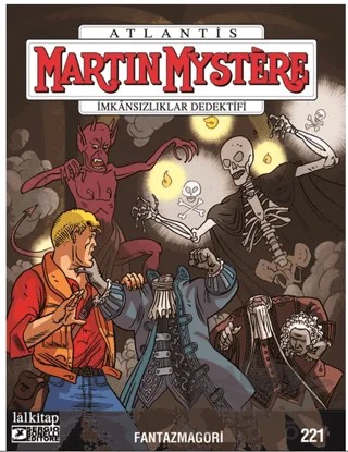Martin Mystere Sayı 221 - Fantazmagori – Davide Barzi – Lal Kitap kitap kapağı