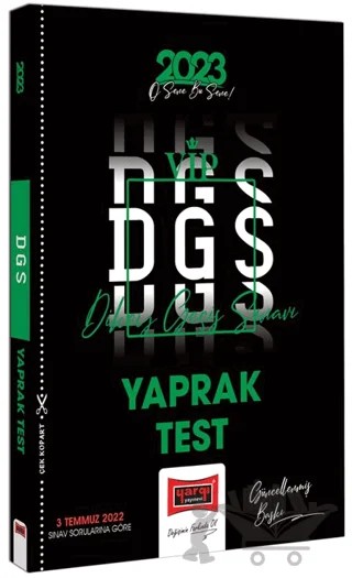 Yargı Yayınları 2023 DGS Yaprak Test – Kolektif – Yargı Yayınevi kitap kapağı