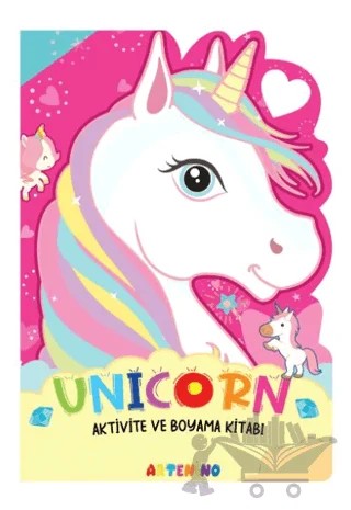 Unicorn - Aktivite ve Boyama Kitabı Serisi – Kolektif – Artenino Yayıncılık kitap kapağı