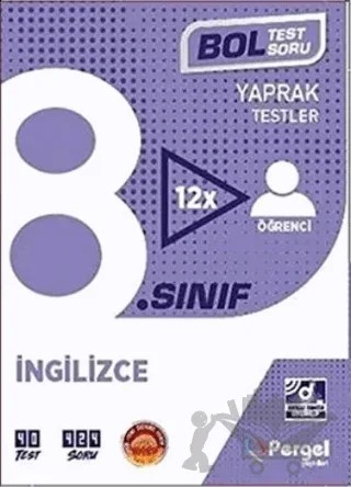 8. Sınıf İngilizce Kutu Test – Kolektif – Pergel Yayınları kitap kapağı