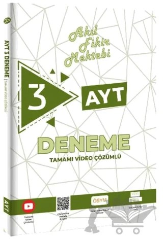 3'lü AYT Denemeleri – Kolektif – Akıl Fikir Mektebi kitap kapağı
