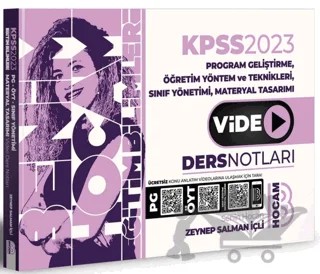 KPSS Eğitim Bilimleri Program Geliştirme Öğretim Yöntem ve Teknikleri Video Ders Notları – Zeynep Salman İçli – Benim Hocam Yayınları kitap kapağı