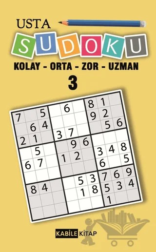Usta Sudoku 3 – Kolektif – Kabile Kitap kitap kapağı
