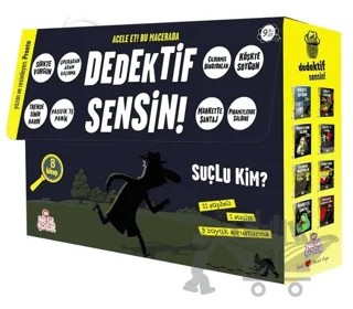 Dedektif Sensin 2 Set Bir Arada - 8 Kitap Takım – Pronto – Nesil Çocuk Yayınları kitap kapağı